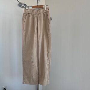 Everlane Beige Elastic-Waist Chinos
